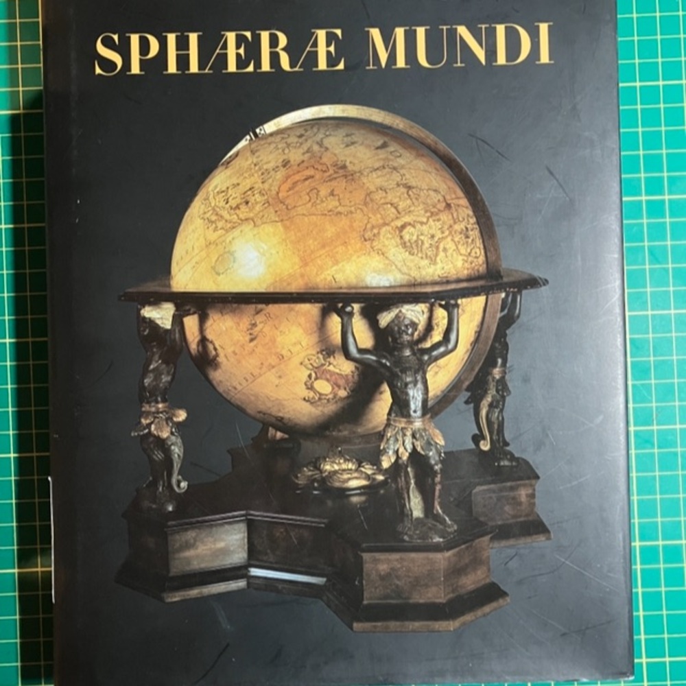 Celestial Globe Book with Gold Detailing